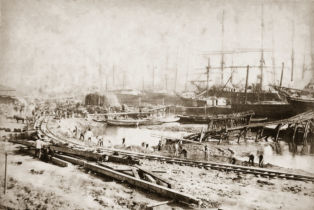 Porto de Santos histórico